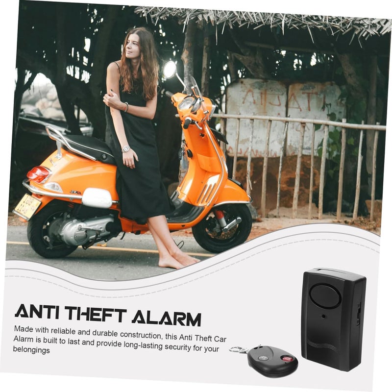 Carefully engineered build CHILDWEET 1Set Motorcycle Theft Vibration Sensor Alarm Cordless Remote Control System for Motorcycles Electric Bicycles and More Quick Installation Versatile Security for Home Classic trendy design picks - Image 3