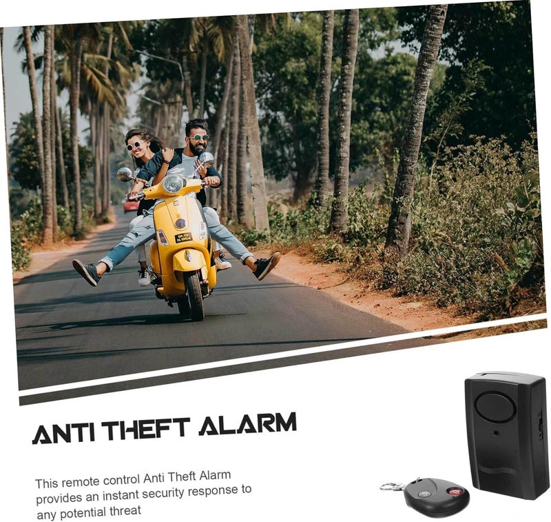 Carefully engineered build CHILDWEET 1Set Motorcycle Theft Vibration Sensor Alarm Cordless Remote Control System for Motorcycles Electric Bicycles and More Quick Installation Versatile Security for Home Classic trendy design picks - Image 4