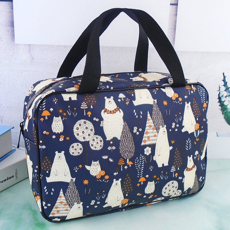 Travel Wash Bag Cartoon Bath Makeup Bag Women'S Portable Men'S Large Capacity Portable Bath Pocket Bath Bag Storage Bath Bag - Image 2