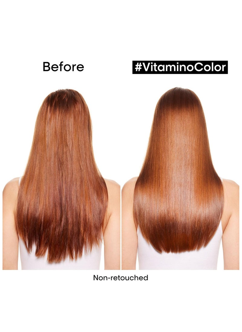 L'OREAL PARIS_PF L'OREAL PROFESSIONNEL PARIS Vitamino Color Shampoo For Coloured Hair, 300Ml|Professional Color Protect Shampoo |Coloured Protection Shampoo With Uv Protection, 1 Count  - Image 5