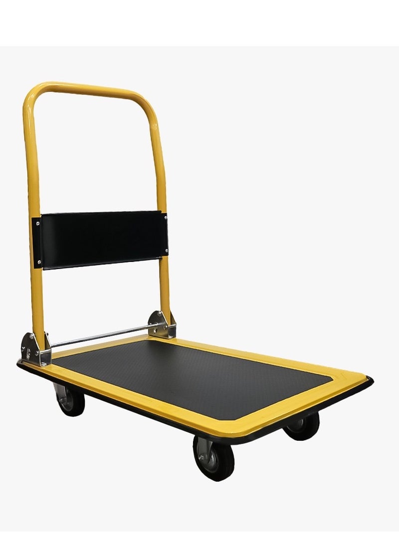 Generic Heavy-Duty Foldable Four wheel Hand Trolley With 150Kg Capacity For Domestic And Commercial Use  - Image 2