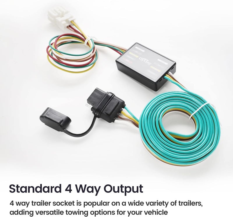 Oyviny Custom 4 Way Flat Trailer Wiring Harness for Honda CR-V 2007-2011 - Image 5