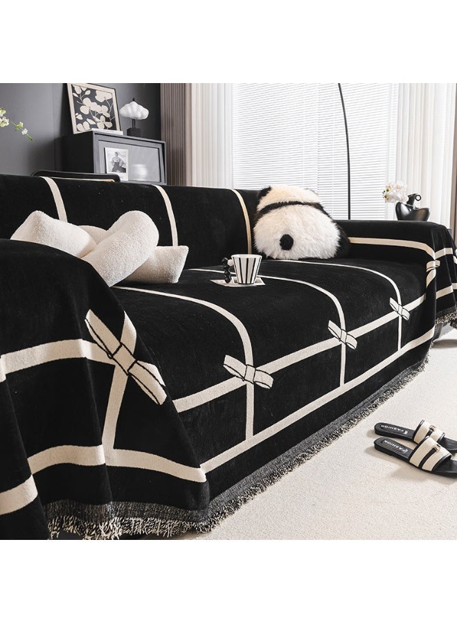 KUYING New Four Seasons Universal Chenille Sofa Towel 