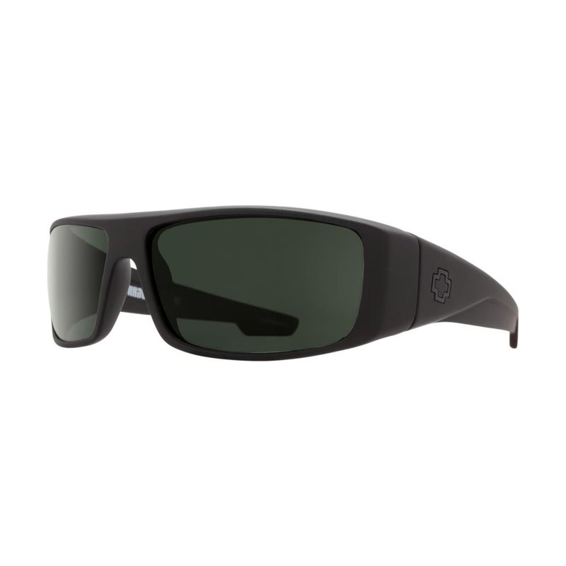 Spy Logan 670939973864 61MM Soft Matte Black/HD Plus Gray Green Polarized Rectangular Sunglasses for Men for Women +Bundle with Accessory Eyewear Kit - Image 5