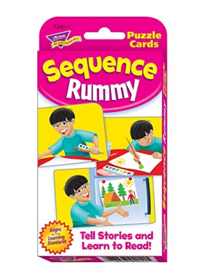Trend Enterprises Sequence Rummy Challenge Cards  - Image 1