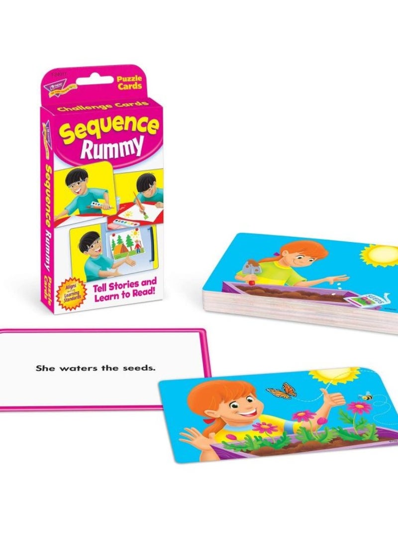 Trend Enterprises Sequence Rummy Challenge Cards  - Image 3