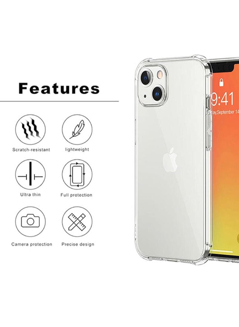 Bills - Premium Clear TPU Protective Case for iPhone 13 - Shock Absorbent with Reinforced Corners, Slim Transparent Back Cover - Image 1