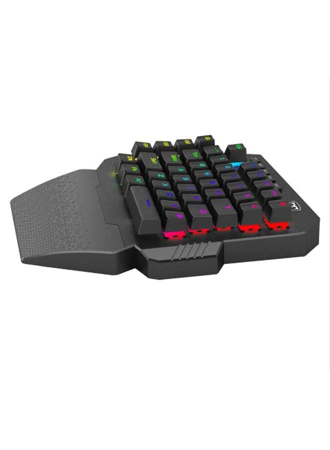 Wireless One-Handed RGB Mechanical Gaming Keypad with 6 Onboard Macro Keys,High speed gaming grade,Compact design 4 profiles for different game configuration,44keys for gamer - Image 5