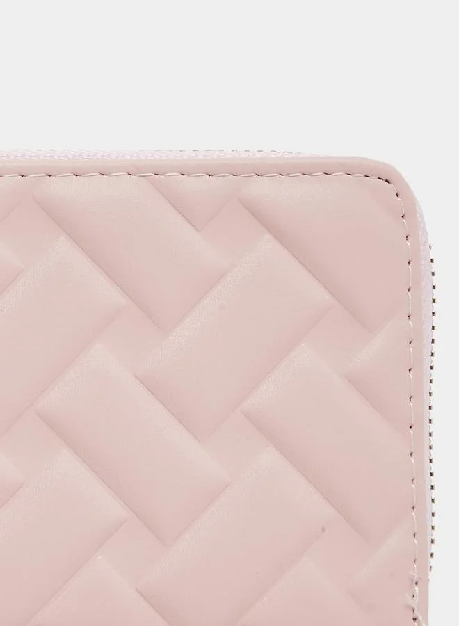 ستايلي محفظة بسحاب مبطنة