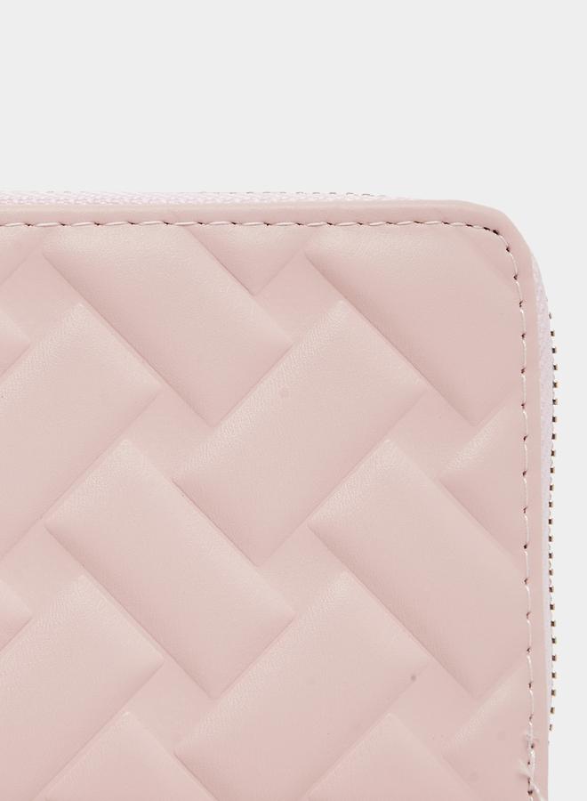 Styli Quilted Zip Around Wallet - Image 3