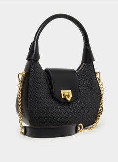 Styli Textured Handbags with Chain Strap  - Image 1