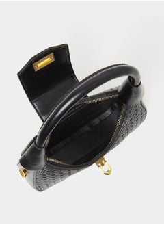 Styli Textured Handbags with Chain Strap  - Image 4