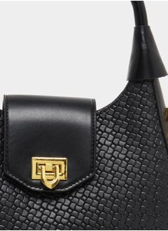 Styli Textured Handbags with Chain Strap  - Image 3