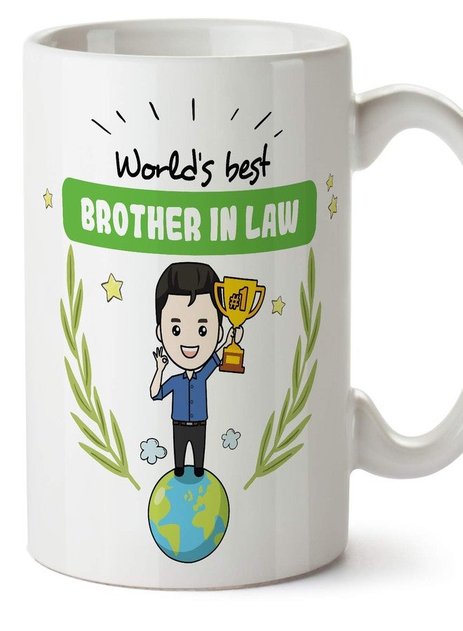 MUGFFINS Mug/Cup Brother in Law -Family World -Funny Gift/Present Idea -Tea/Coffee Ceramic Cup - Image 1