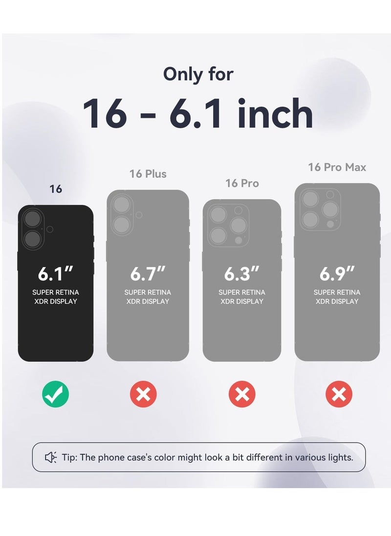 Raxoom Compatible with iPhone 16 Case, Silicone Upgraded [Camera Protection], [Compatible with MagSafe], Anti-Scratch Microfiber Lining Inside with 2 Screen Protectors â€“ Midnight Blue - Image 2