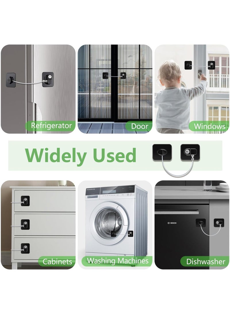 Child Safety Lock for Refrigerator, Cabinet, Drawers, Freezer & Door - Image 5