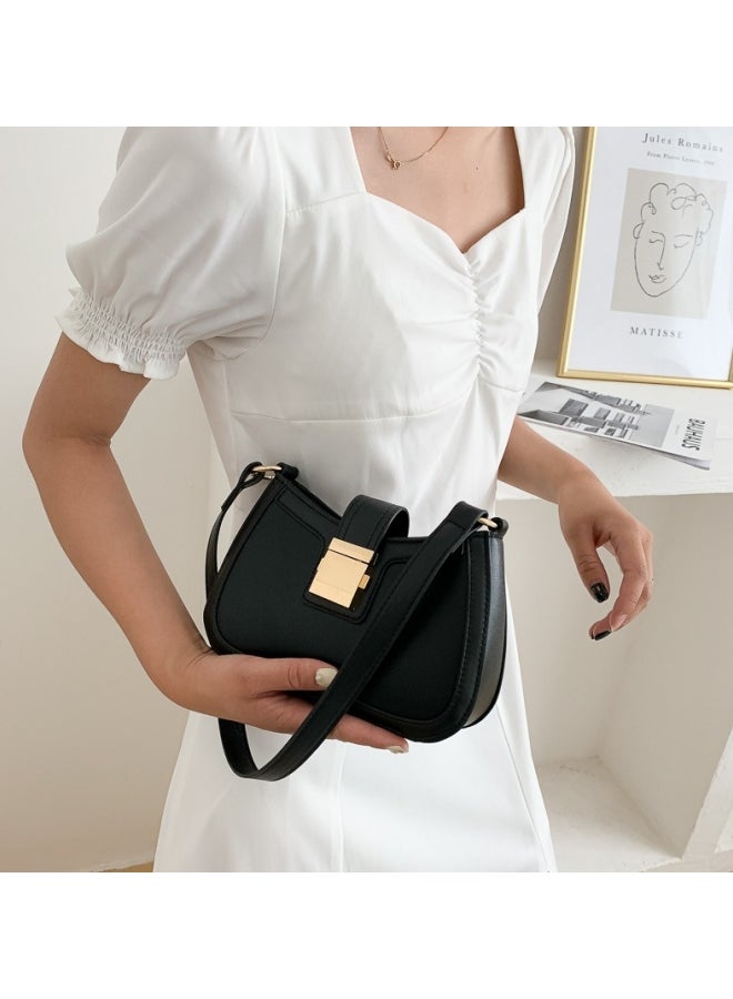 Women's Versatile PU Leather Shoulder Bag, Ladies Portable Fashionable Armpit Bag Side Bag Carry Bag, Daily Commuting Handbag Satchel Bag Phone Bag Office Bag Clutch Bag for Girls/College Students  - Image 2