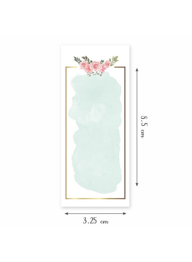 Chic a Choc 150 Note Card Gift Tags. Blank Tags To Write Your Own Message. Slim Tags With Jute String For Attaching To Gift Box, Cake Box For All Occasion. - Image 2