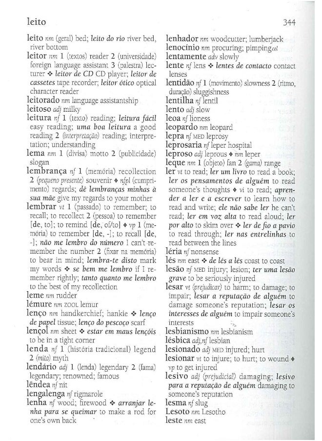null - English-Portuguese & Portuguese-English Academic Dictionary - Image 1