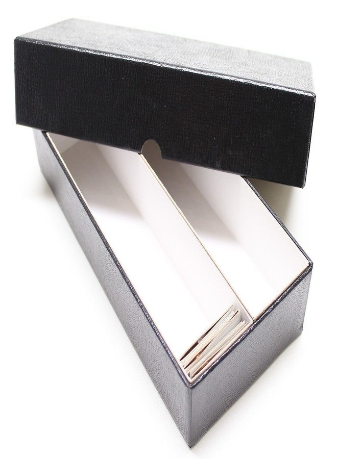 Guardhouse 10 ½" Double Row Heavy Duty Storage Box for 2" Paper and Plastic Coin Holders Black - Image 3