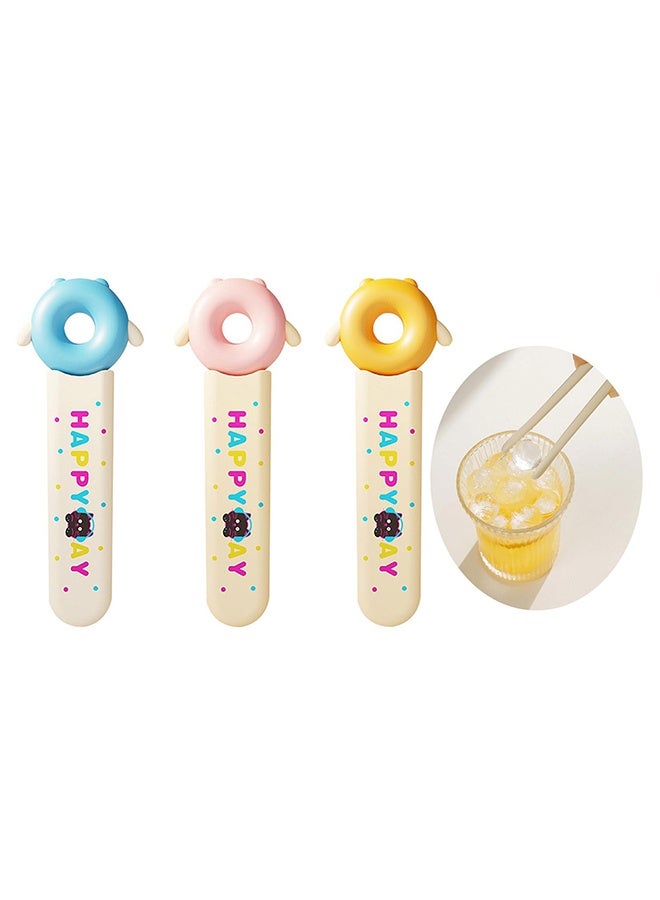 Portable Doughnuts Shape Snacks Clip Mess Release Food Grippers Hygienic for Hand Kitchens Tool - Image 2