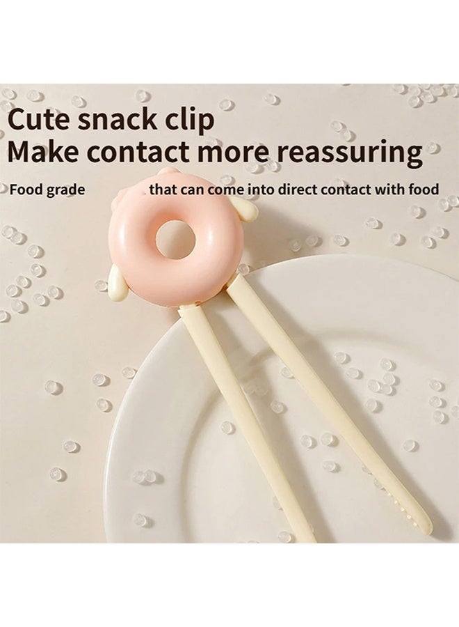 Portable Doughnuts Shape Snacks Clip Mess Release Food Grippers Hygienic for Hand Kitchens Tool - Image 3
