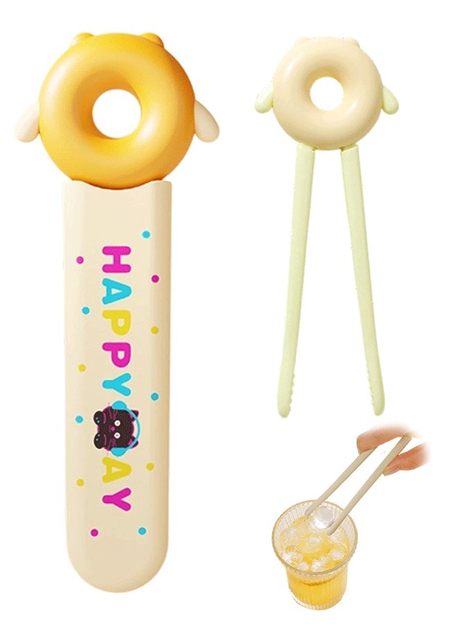 Portable Doughnuts Shape Snacks Clip Mess Release Food Grippers Hygienic for Hand Kitchens Tool - Image 1
