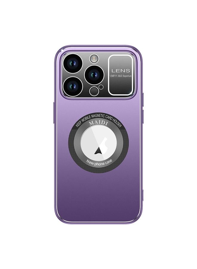 S-TOP Case For iPhone 13 Pro Max Large Window MagSafe Skin Feel PC Phone Case - Image 1