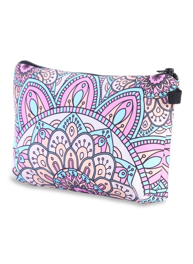 Xelvix Small Makeup Bags, Cute Travel Cosmetic Pouch, 2 Cms Toiletry Bag Accessories Organizer For Women & Girls (Multicolor) - Image 1