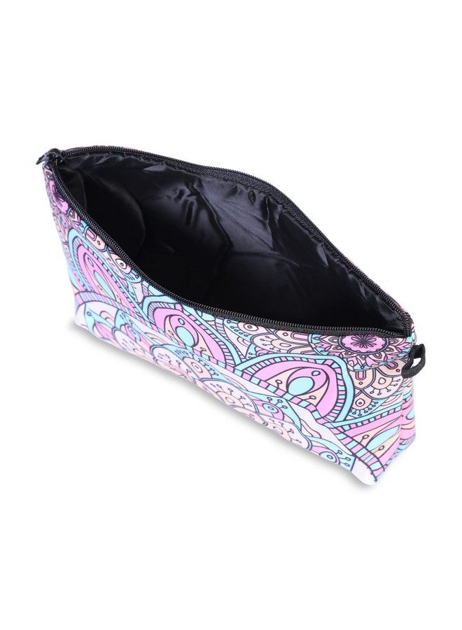 Xelvix Small Makeup Bags, Cute Travel Cosmetic Pouch, 2 Cms Toiletry Bag Accessories Organizer For Women & Girls (Multicolor) - Image 5