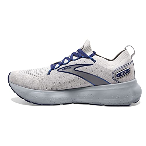 Brooks Men’s Glycerin StealthFit 20 Neutral Running Shoe - Oyster/Alloy/Blue Depths - 11 Medium - Image 5