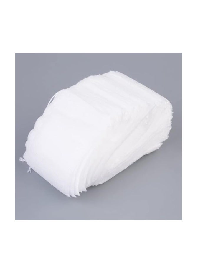 100pcs Disposable Empty Tea Filter Bags Empty Tea Bags with Drawstring for Loose Tea (5cm x 7cm/1.96" x 2.75") - Image 1