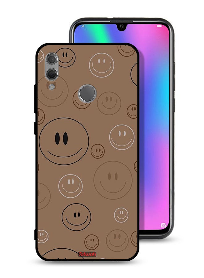Tolwak Honor 10 Lite Protective Case Cover Smiley Faces Pattern - Image 1