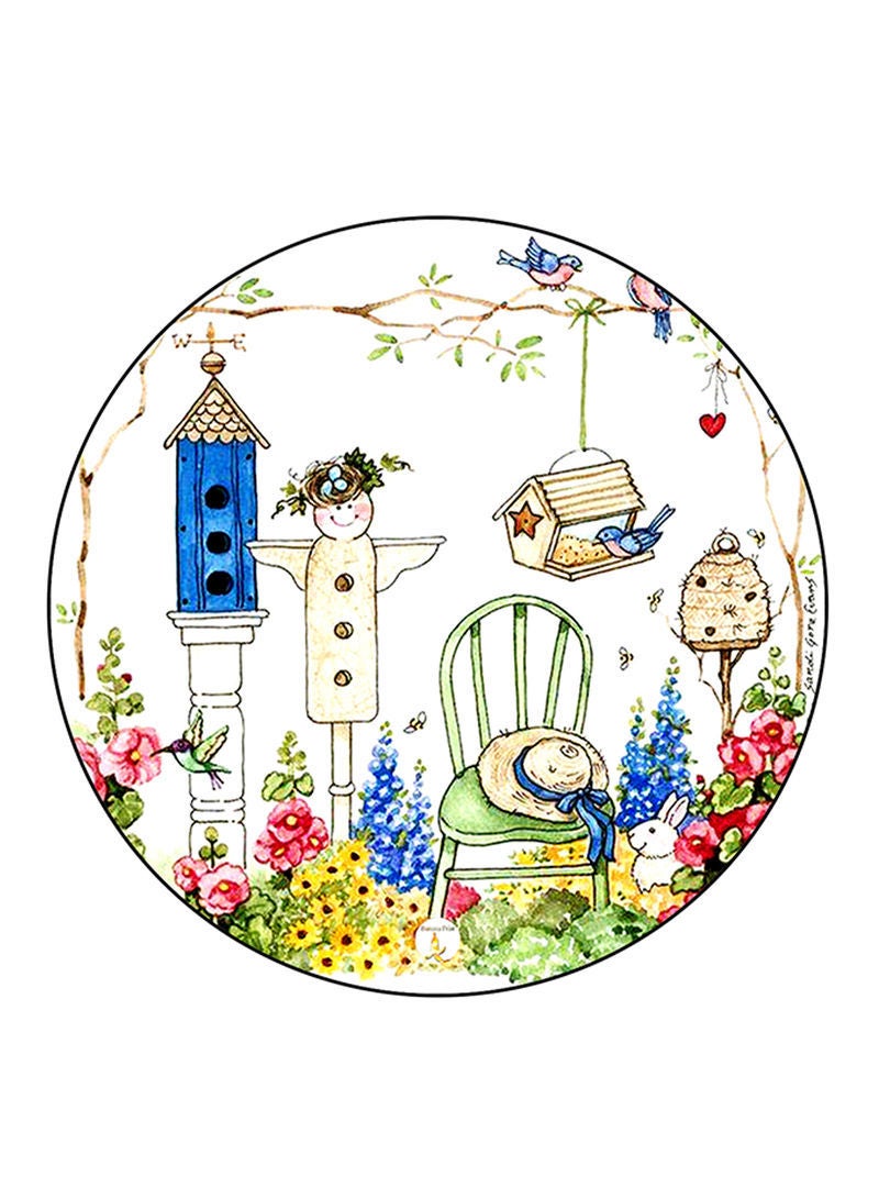 A Garden Printed Mouse Pad Multicolour