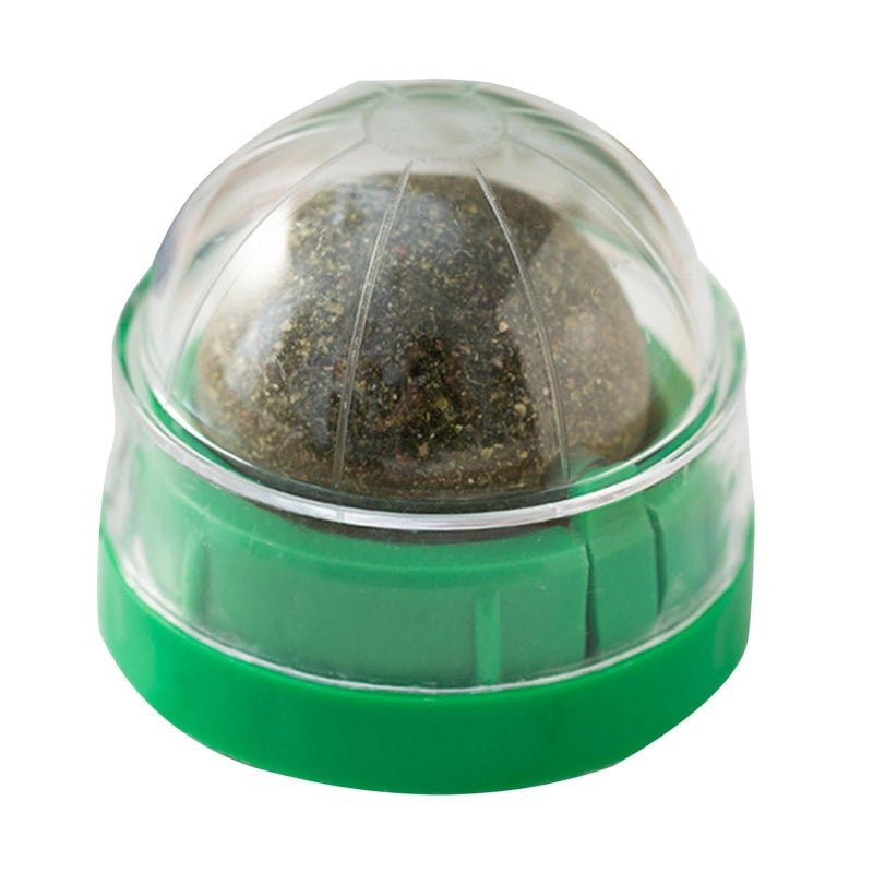 Cat Mint Ball, Roller Catnip Ball Wall Toys, Catnip Roller Ball Wall Mount, Lickable Catnip Balls for Cat Wall, Chew Toys for Teeth Cleaning