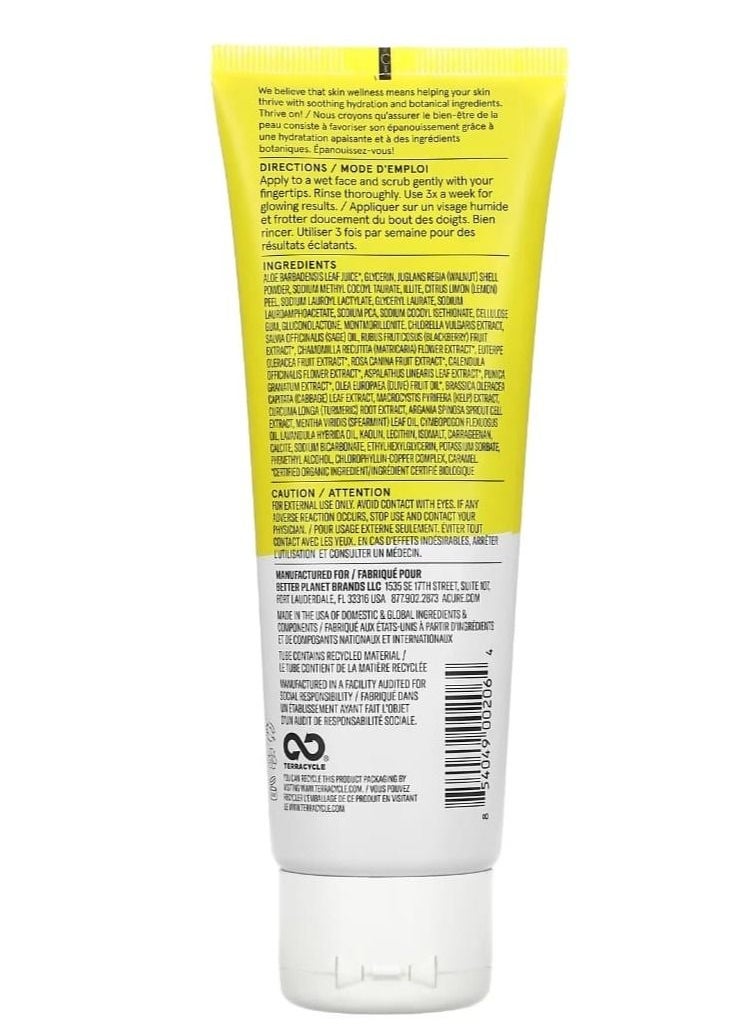 Acure Brightening Facial Scrub, 4 fl oz (118 ml)  - Image 2