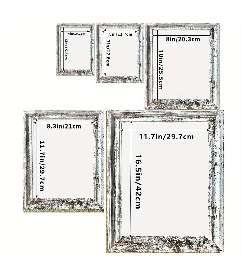 Vintage Wooden Photo Frame 1pc 8x10 Inch Rustic Charm Classic Design Durable Construction Vertical Decor for Living Room Bedroom Retro Home Decor Birthday Party Gift - Image 3