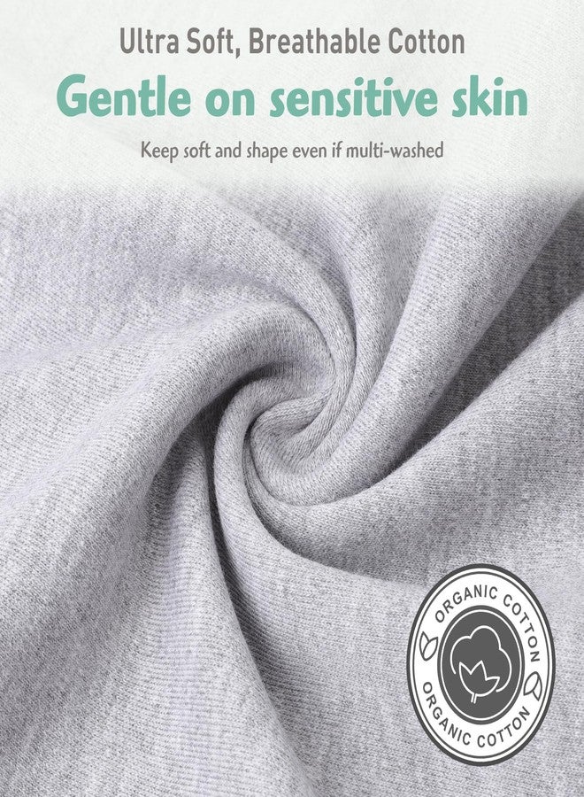 Knirose 100% Organic Cotton Transitional Swaddle Sack Arms Up Sleeves Mitten Cuffs 2 Pack, Wearable Swaddling Blanket Sleeping Sacks for Newborn Baby Boys Girls 3-6 Months Calms Startle Reflex Sleep Bag - Image 5