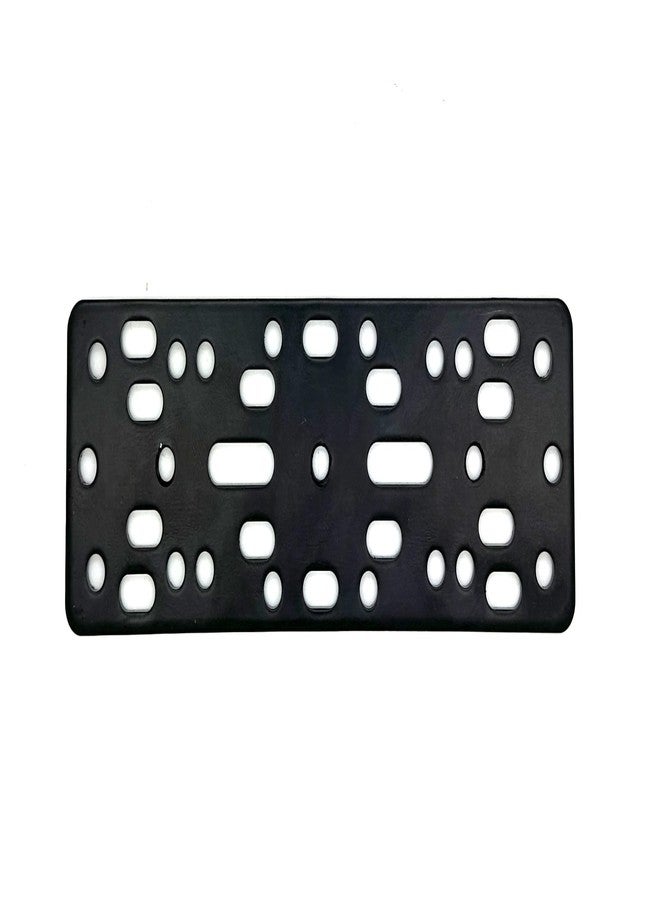 ChargerCity Universal Metal Alloy Bracket Plate for Ham CB Radio Garmin GPS Fish Finder Vehicle Mounting Plate for Industry Standard Diamond 2 AMPS 4 Hole Pattern Mount - Image 3