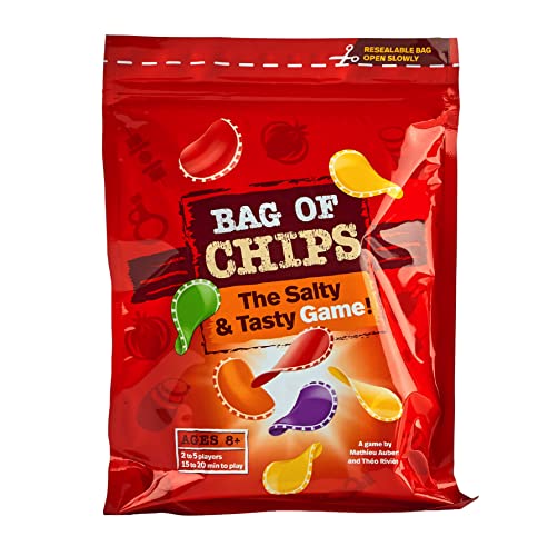 Blue Orange Games Bag of Chips Board Game Family or Adult Party Strategy Board Game for 2 to 5 Players Recommended for Ages 8 Up - Image 1