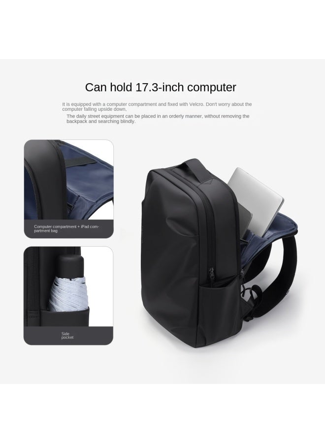 جولف حقيبة الظف للرجال للمتنقلين سعة كبيرة لحمل الكمبيوتر المحمول مقاس 17.3 بوصة، حقيبة ظف للأعمال والسفر، حقيبة يومية للرجال - Image 5