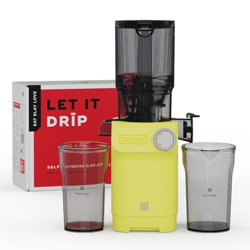 NUUK DRIP Cold Press Juicer For Home | Max Nutrition | Easily Juices Hard Fruits & Veggies | No Chopping with 108mm Wide Chute | Easy Assembly & Cleaning | Tritan Jars for Max Safety | 6 Year Warranty - Image 1