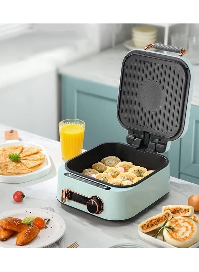 Steaming and Frying Machine craper maker pan Household Baking Pan Electric Quick-bake Multi-function Breakfast Double Sided Heating Pizza Pie Cooking Machine Crepe Pancake Maker  - Image 1