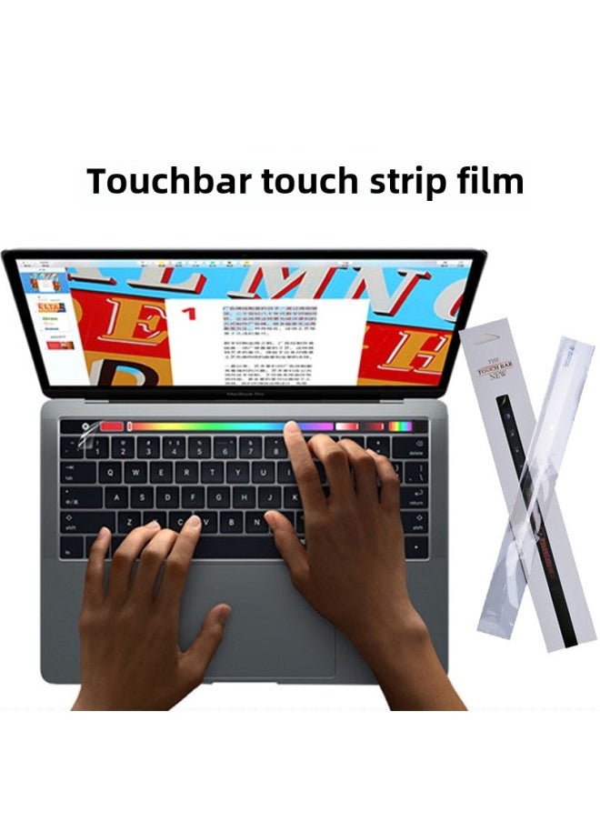 Generic - For Apple Notebook Macbook Wrist Touch Bar Touch Plate Dust Plug Body Film Lens Sticker-Color:C- Side Full Wrist Support Film (with Packing Box)-Dimensions:air13.3 (A1369/A1466) - Image 1