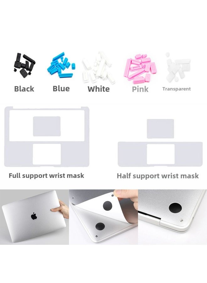 Generic - For Apple Notebook Macbook Wrist Touch Bar Touch Plate Dust Plug Body Film Lens Sticker-Color:C- Side Full Wrist Support Film (with Packing Box)-Dimensions:air13.3 (A1369/A1466) - Image 1