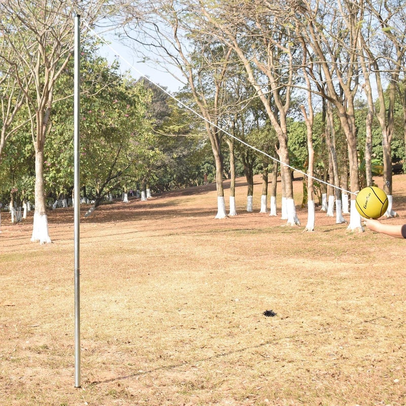 GAMESUN Tetherball and Rope,Full-Size Soft Touch, Portable Tetherballs with Soft Rope - Great Outdoor Game for Kids - Image 5