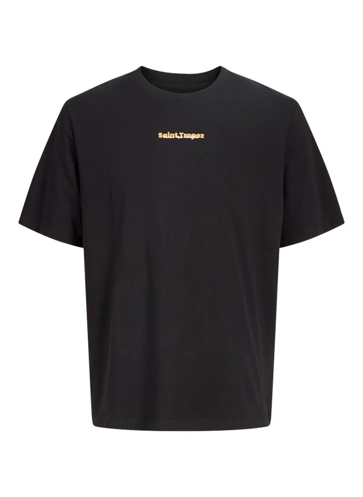 JACK & JONES  Photoprint Crew neck relaxed fit T-shirt for Men | Best Price UAE