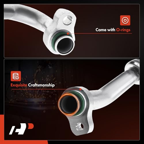 A-Premium A/C Suction Line Hose Assembly Compatible with Hyundai Entourage 2007-2009 3.8L, Kia Sedona 2006-2009 3.8L, Compressor to Evap - Image 3