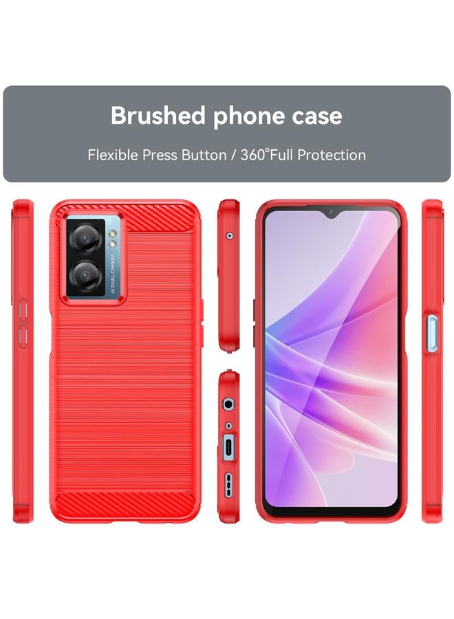 إيروريكس جراب لهاتف OPPO A77s مصنوع من ألياف الكربون المصقولة TPU - Image 2