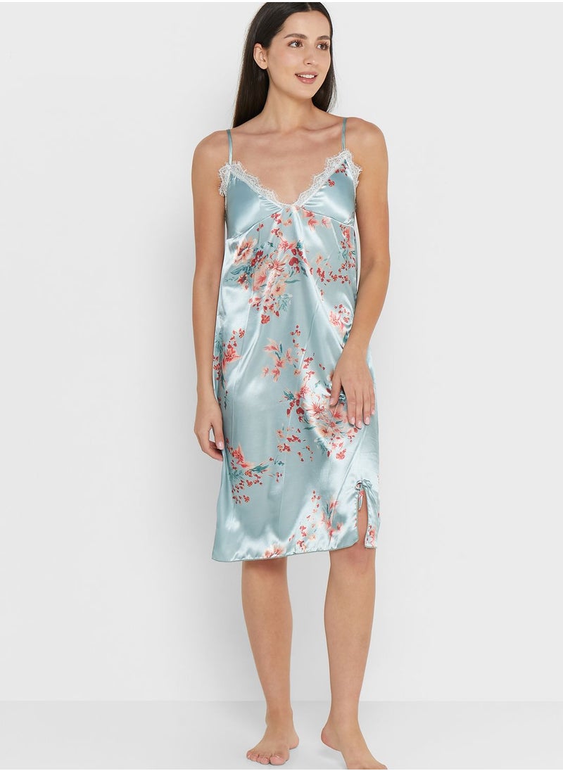 ELLA - 5 Piece Printed Pyjama Set - Image 1